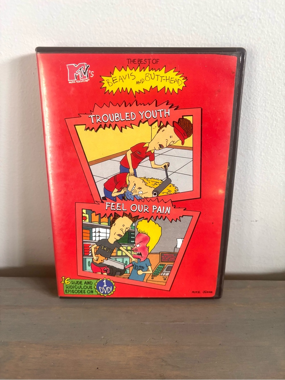The Best of Beavis and Butt-Head DVD- Troubled Youth/ Feel Our Pain- 16 Episodes